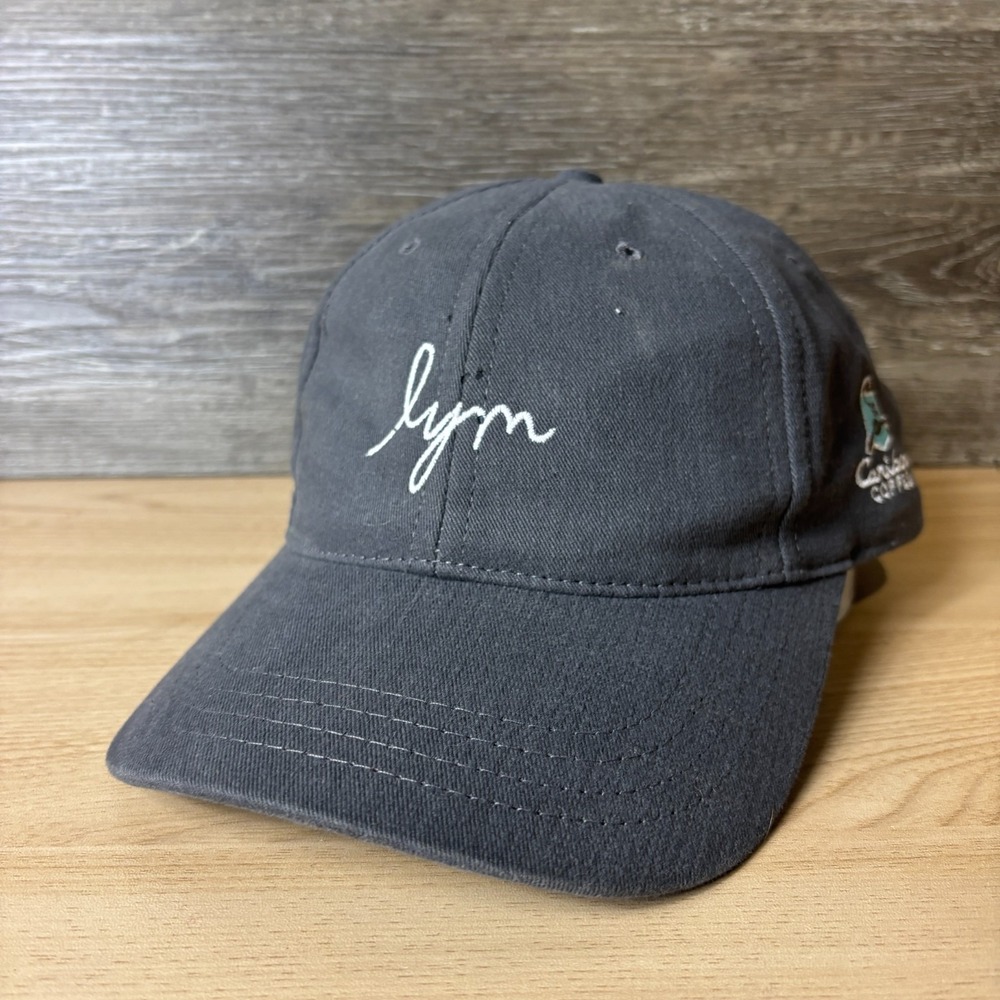 Caribou Coffee Hat Strap Back Gray Love Your Melon One Size Adjustable